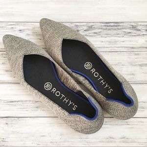 Rothy’s Heather Taupe Flat Points (Retired!) 7.5W